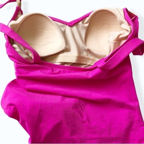 Liz Claiborne Y2K Pink Tankini Swimsuit 2 Piece Small - Picture 7 of 9